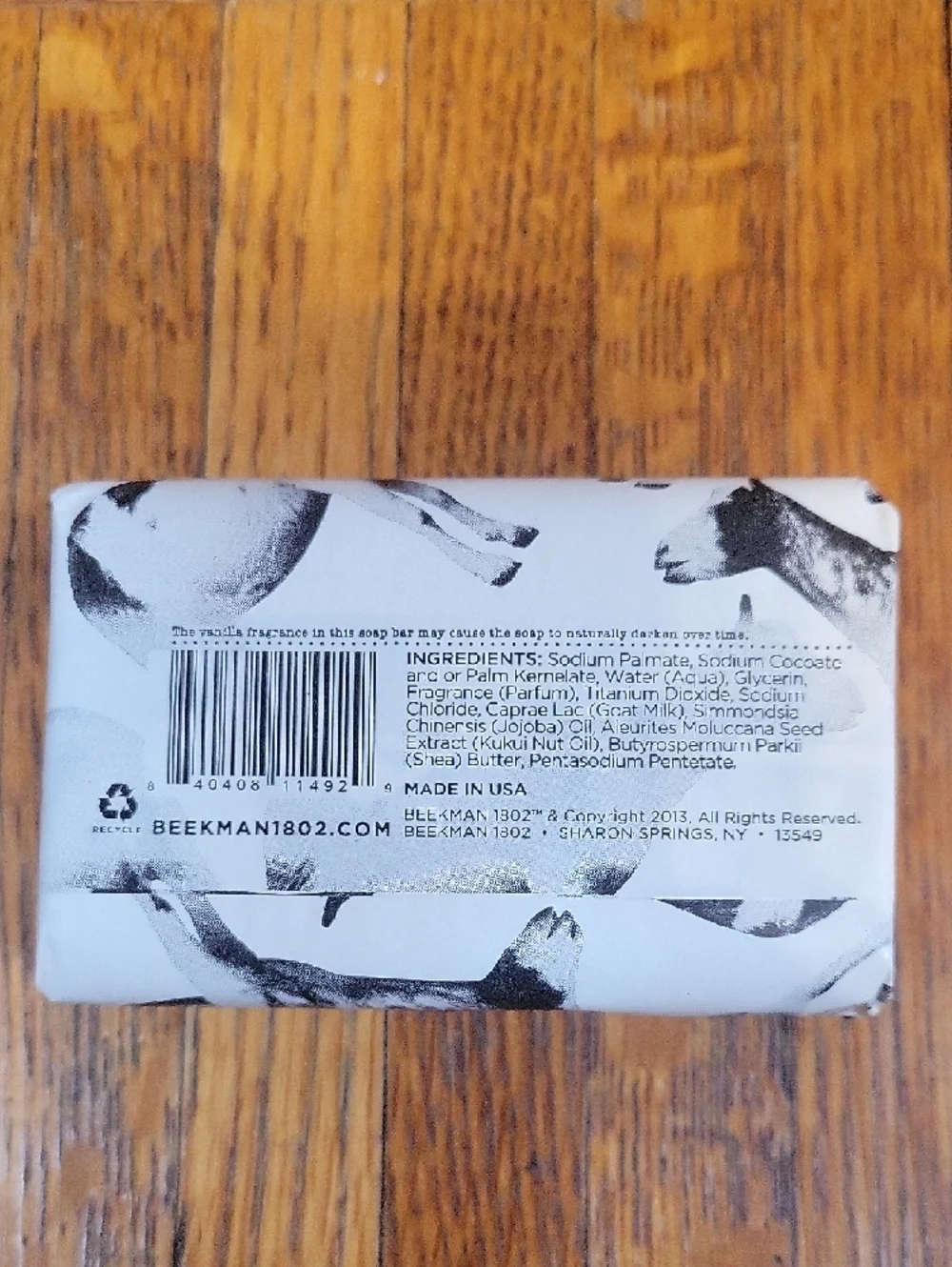 Beekman 1802 Vanilla Absolute Soap and Lip Balm Set New